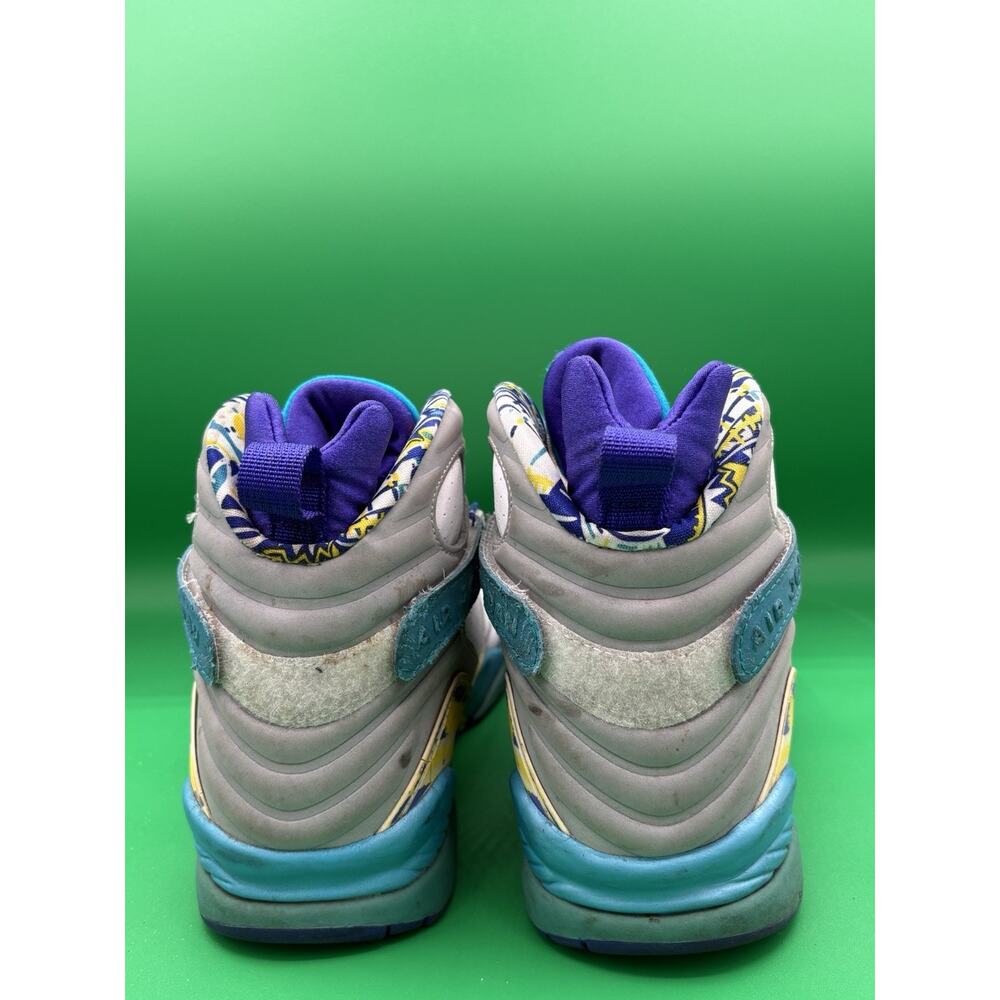 Air Jordan 8 Retro “White Aqua” Size 12 Womens/10.5 Men (316836-161) - Picture 6 of 7